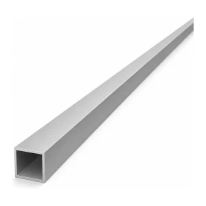 Tubo in alluminio quadrato 15×15×1 mm – profilo chiuso L=2000 mm