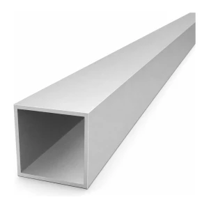 Tubo in alluminio quadrato 45×45×2 mm EN AW-6060 – lunghezza 2000 mm