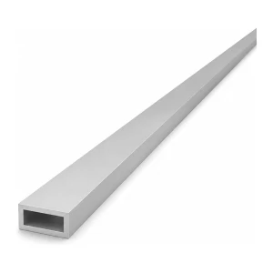 Tubo rettangolare in alluminio 10×20×2 mm – profilo chiuso EN AW-6060, L=2000 mm