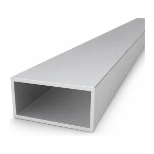 Tubo rettangolare in alluminio 40×80×3 mm – profilo chiuso L=2000 mm
