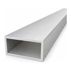 Tubo rettangolare in alluminio 40×80×4 mm – profilo chiuso L=2000 mm