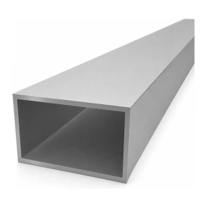 Tubo rettangolare in alluminio 50×80×3 mm – profilo chiuso EN AW-6060, L=2000 mm