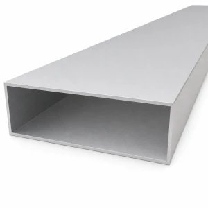 Tubo in alluminio rettangolare 40×120×2 mm – profilo chiuso EN AW-6060, L=2000 mm