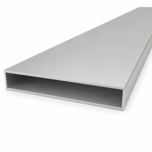 Tubo in alluminio rettangolare 20×120×2 mm – profilo chiuso, lunghezza 2000 mm