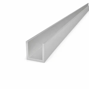 Profilato a C/U in alluminio 30×30×3 mm – EN AW-6060 L=2000 mm
