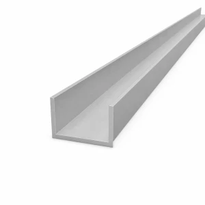 Profilo C/U in alluminio 45×25×2,5 mm – lunghezza 2000 mm