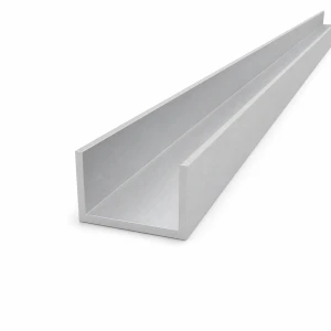 Profilo a C/U in alluminio 50×30×3 mm – lunghezza 2000 mm