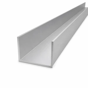 Profilato a C in alluminio 60×40×2,5 mm EN AW-6060 – profilo C/U L=2000 mm