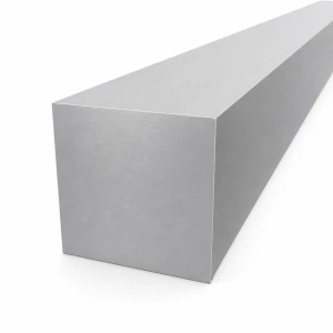 Barra di alluminio quadrata piena 70×70 mm – duralluminio 2017A T4, L=2000 mm