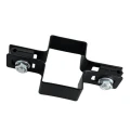 Staffa per pannelli di recinzione intermedia 60x40 nero GPV-700-02 (2)