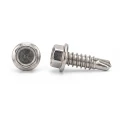 Vite autoforante DIN 7504 K 4,8x19 mm – acciaio inox A2, testa esagonale con flangia 001-923 (1)