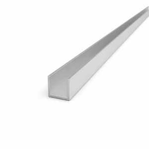 Profilo a C/U in alluminio 21×20×1,4 mm – lunghezza 2000 mm