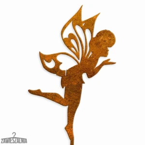Zawieszalnia – decorazione da giardino Fata Euforia in acciaio corten XL 13×100 cm