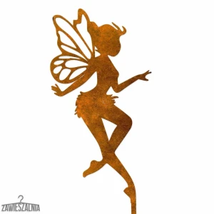 Zawieszalnia – decorazione da giardino Fata Amelia XL in acciaio corten 10×100 cm
