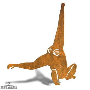 Biżuteria Ogrodowa – decorazione da giardino Gibbon XXL 111 cm, acciaio Corten