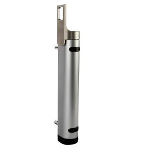 Locinox Rhino – chiudiporta idraulico per cancelli 180° con regolazione della chiusura, argento