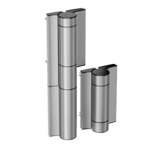 Locinox Mammoth HD – chiudiporta idraulico con cerniera per cancelletti fino a 200 kg, argento