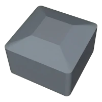 Tappo grigio per profili di montaggio PV 40x40 mm – tipo 1 LLDPE