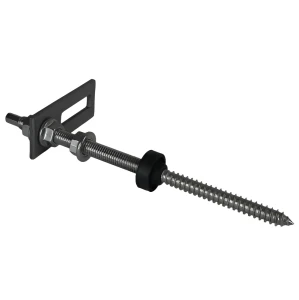 Vite a doppio filetto M10x200 in acciaio inossidabile + adattatore di montaggio PV