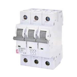 ETI ETIMAT 6 – interruttore magnetotermico C 20A 3P 6kA per impianti fotovoltaici e civili
