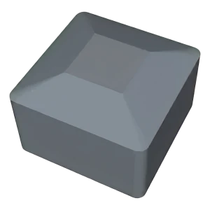 Tappo grigio in LLDPE per profilo di montaggio PV 40×40 mm – tipo 1