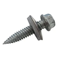 Vite autoperforante bimetallica inossidabile 6,0×25 mm con rondella – montaggio PV e strutture in acciaio