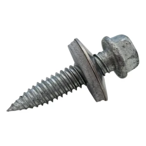 Vite autoperforante bimetallica inossidabile 6,0×25 mm con rondella – montaggio PV e strutture in acciaio