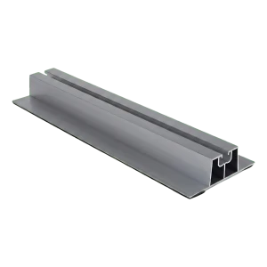 Coppo trapezoidale in alluminio H-30 con EPDM 330 mm – fissaggio FV su lamiera grecata