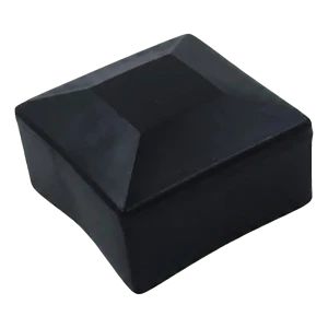 Tappo terminale nero LLDPE per profili di montaggio PV 40×40 mm – tipo 2