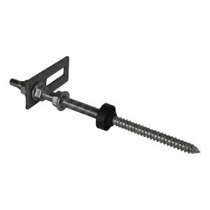 Vite bigrip M10×200 con adattatore 80×30 mm per montaggio fotovoltaico