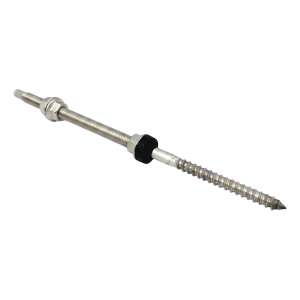 Vite bigirante M12×300 mm acciaio inox A2 – fissaggio FV per travetti