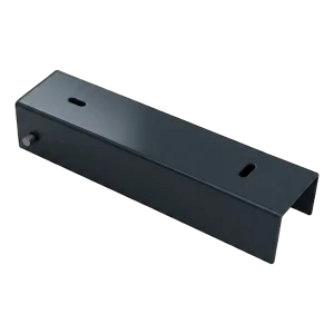 Profilo a U per zoccolo di recinzione 200×50 mm in acciaio antracite