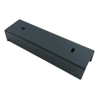 Profilo a U per cordolo di recinzione 200×55 mm – acciaio zincato, antracite