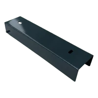 Profilo a U per zoccolo di recinzione 250×55 mm – acciaio zincato, antracite