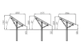 Kit Solare T1V Light struttura FV a terra per 6 pannelli GPV-T1V-L6 (2)