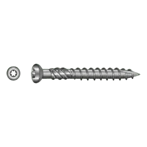 Vite per decking acciaio inox A2 TX25 5,0×40 mm – confezione da 100 pz.
