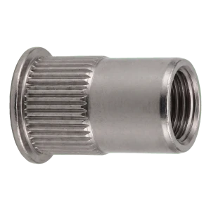 Dado a rivettare in acciaio inox A2 M4×10 con testa svasata ridotta – scatola da 250 pz.