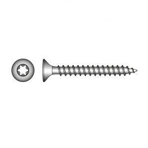 Vite per strutture in legno A2 TX20 4,0×20 mm, filettatura totale – confezione da 500 pz.