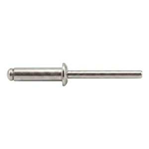 Rivetto a strappo aperto A2/A2 con testa piana 5,0×16 mm ISO 15983 – confezione da 500 pz.