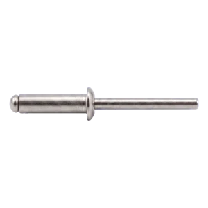 Rivetto a strappo aperto A2/A2 con testa piana 6,0×10 mm ISO 15983 – confezione da 250 pz.