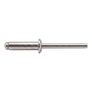 Rivetto cieco aperto A4/A4 a testa piana 4,0×16 mm ISO 15983 – confezione da 500 pz.