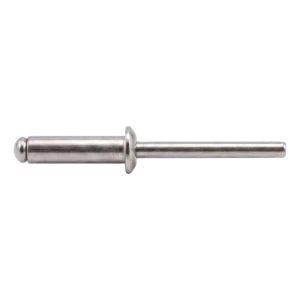 Rivetto cieco aperto A2/A2 a testa piana 5,0×20 mm ISO 15983 – confezione da 250 pz.