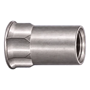 Dado a rivettare M8x17 svasato A2 – gambo parzialmente esagonale, aperto – confezione da 250 pz.