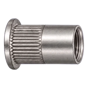 Dado a rivettare in acciaio inox A2 con testa piana M6×16 mm – confezione da 250 pz.