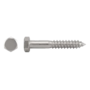 Tirafondo testa esagonale inox A2 DIN 571 5×40 mm – confezione da 200 pz.