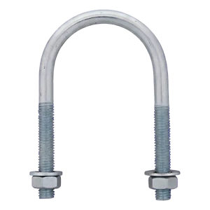 Bullone a U (collare per tubi) zincato M8 × 43 mm, per tubo da 1 1/4"