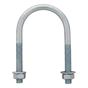 Bullone a U per tubo (staffa per tubi) zincato M8 × 61 mm, per tubo da 2"