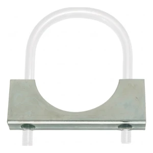 Connettore zincato per Bullone a U per tubo Ø10 × 115 mm, per tubo da 4"