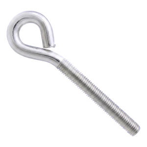 Gancio a occhiello con filettatura metrica zincato M6×60 mm