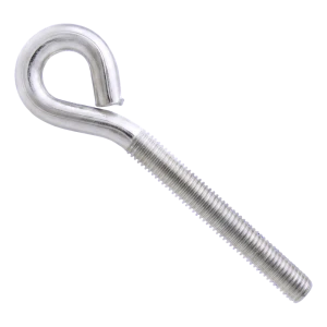 Gancio a occhiello con filettatura metrica zincato M6×80 mm